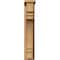 Ekena Millwork Pescadero Smooth Corbel w/Backplate, Western Red Cedar, 5 1/2"W x 14"D x 30"H COR06X14X30PEC01SWR - alternate 2